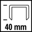 Klammern 5,7 x 40 mm für Druckluft-Tacker 3000 Stück