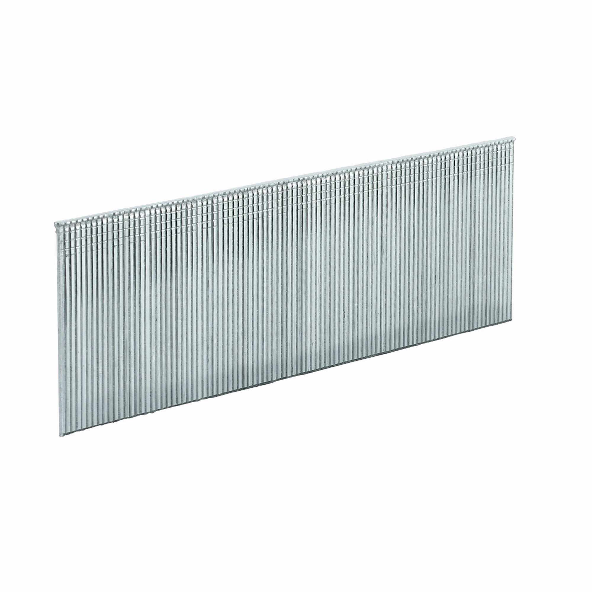 Metallene Nägel in einer Reihe