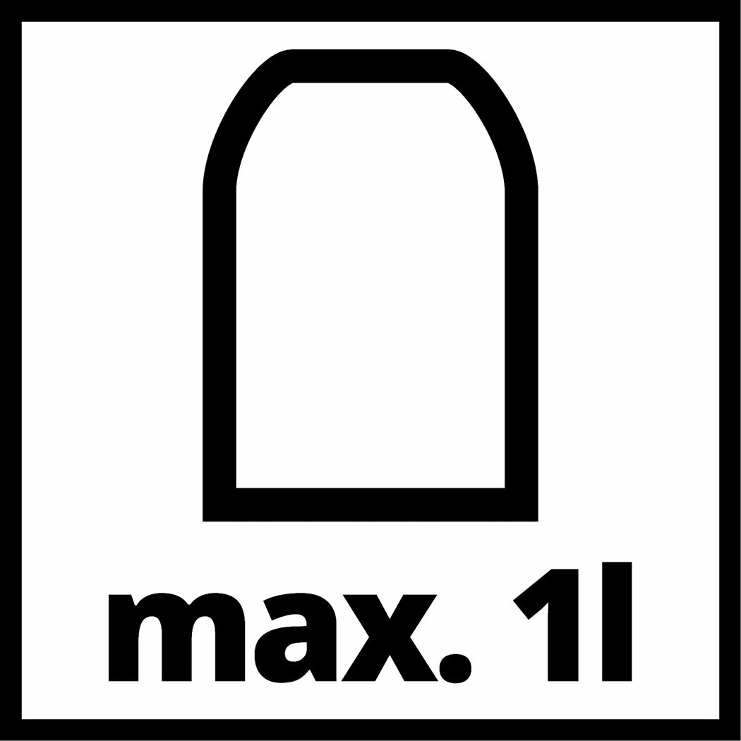Maximal 1 l