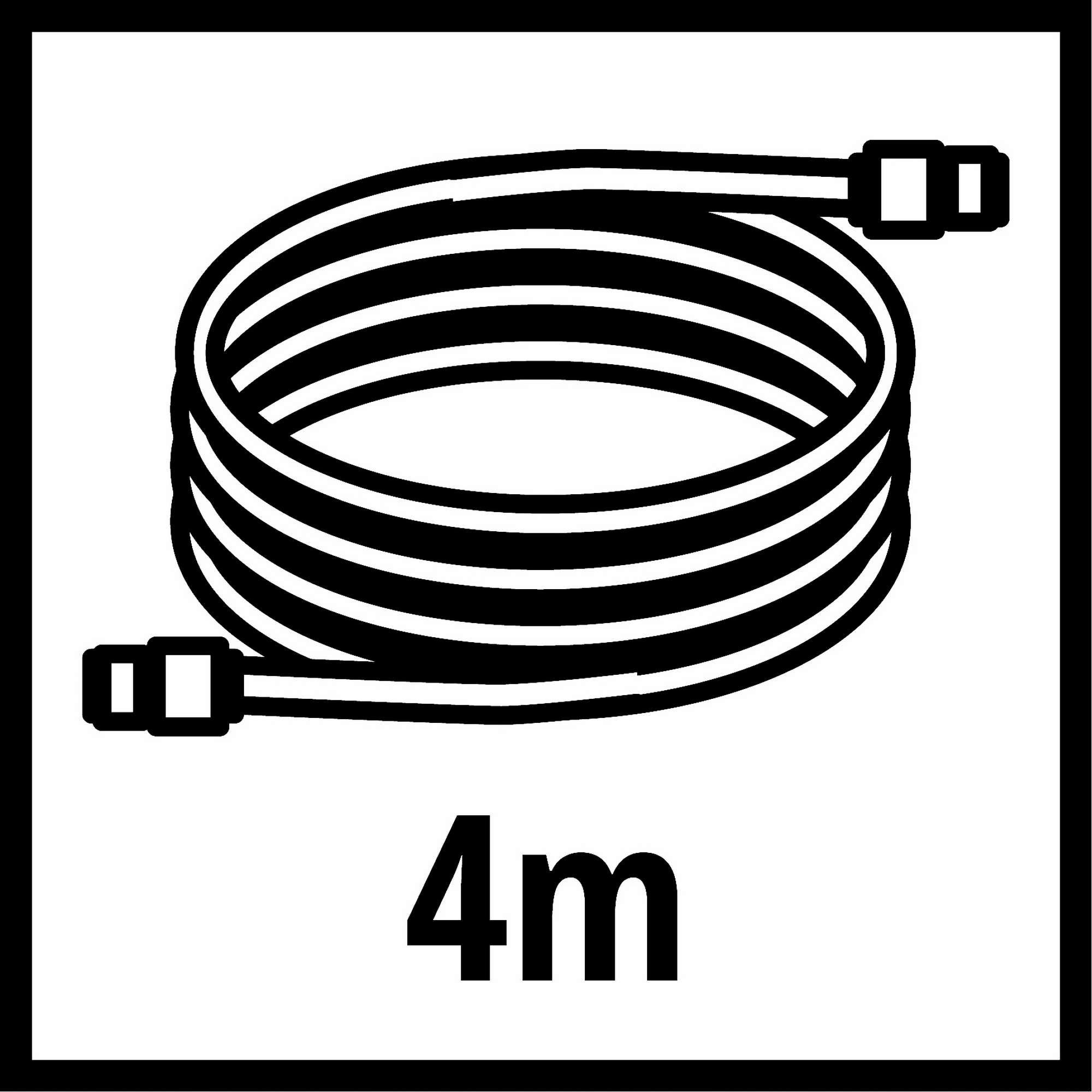 Druckluft-Spiralschlauch Ø 6 mm 4 m