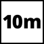 Druckluft-Gewebeschlauch Ø 6 mm 10 m