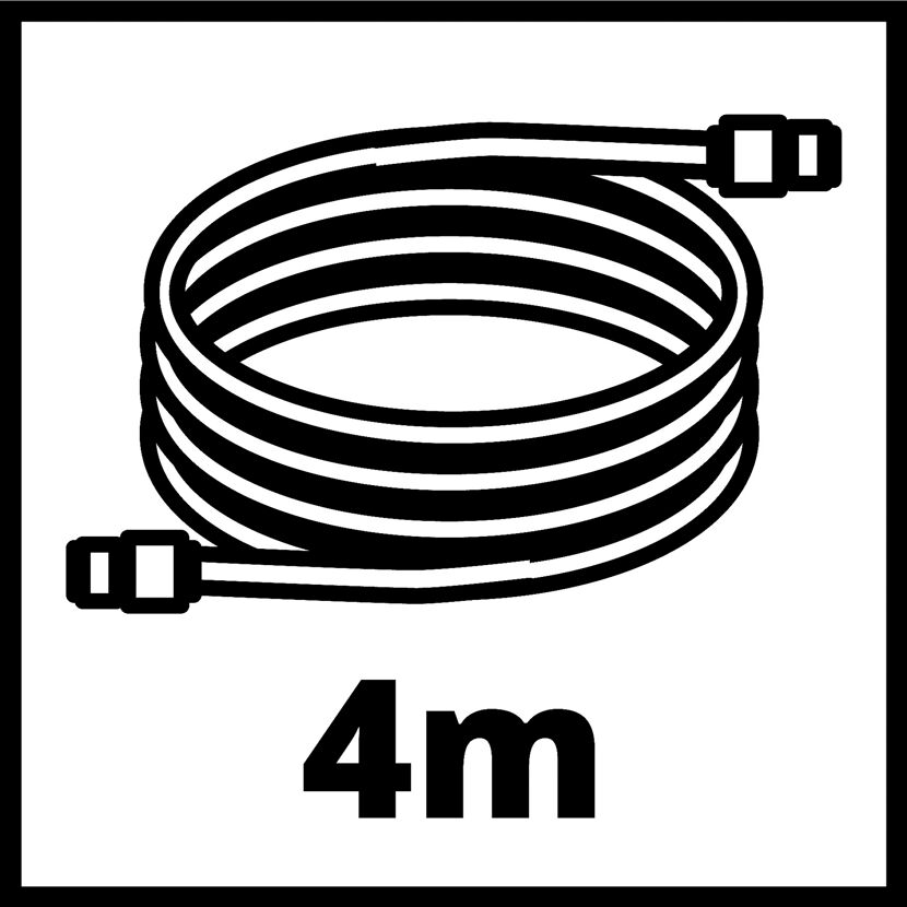 4 m langer Druckluftschlauch