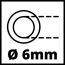 Darstellung Schlauchdurchmesser 6 mm