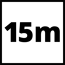 Gewebeschlauch Ø 6 mm 15 m für Kompressoren