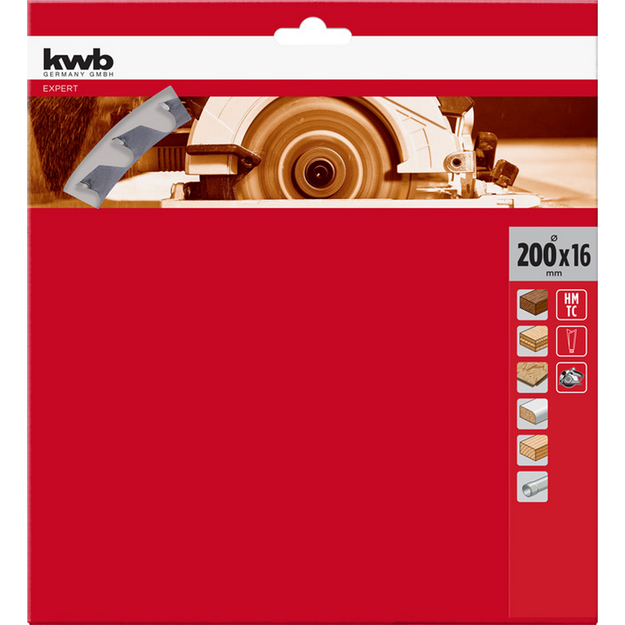 Kreissägeblatt Ø 200 x 16 mm