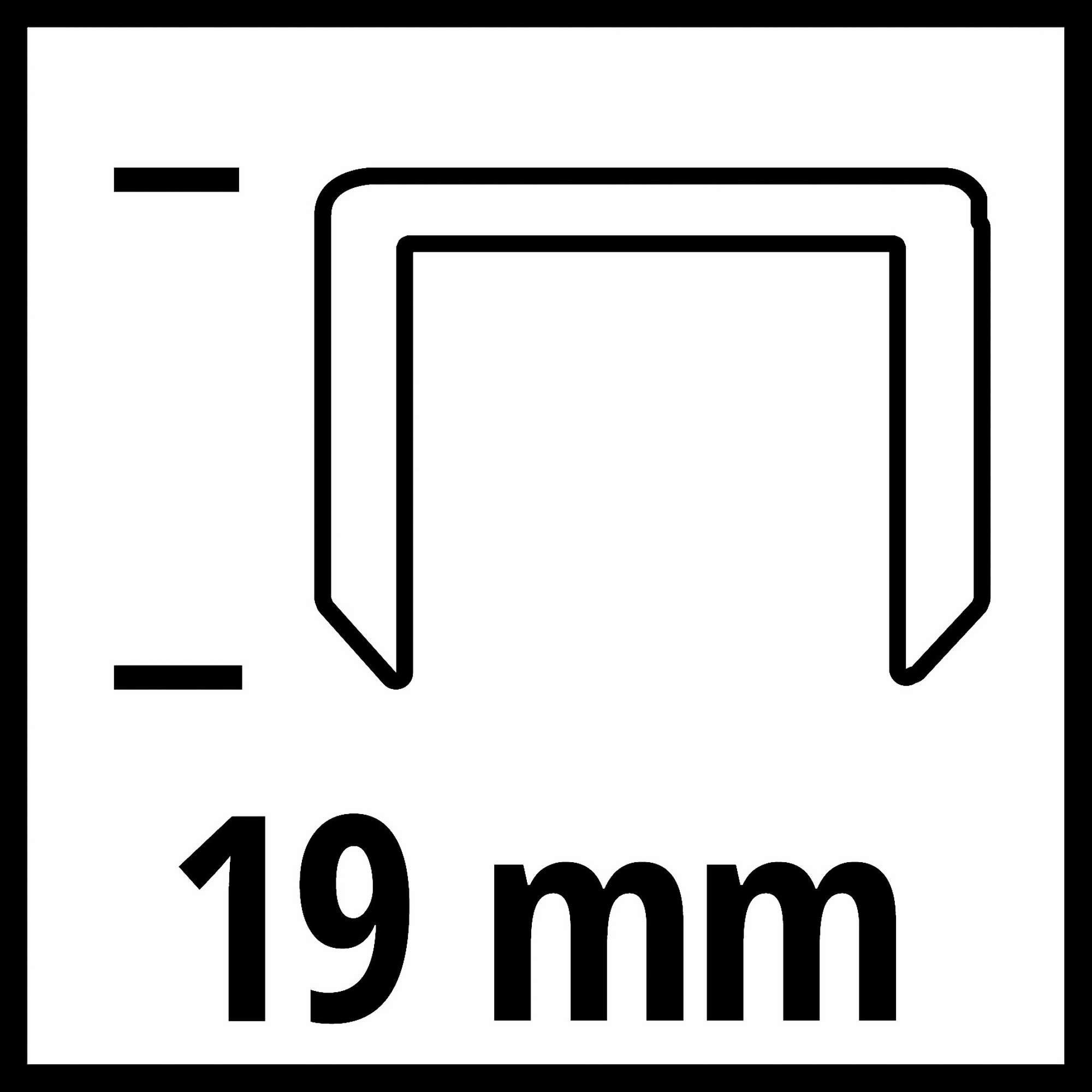 Klammern 19 mm für Tacker 3000 Stück