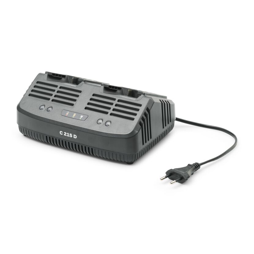 Schwarzes 20V Ladegerät C 215 D
