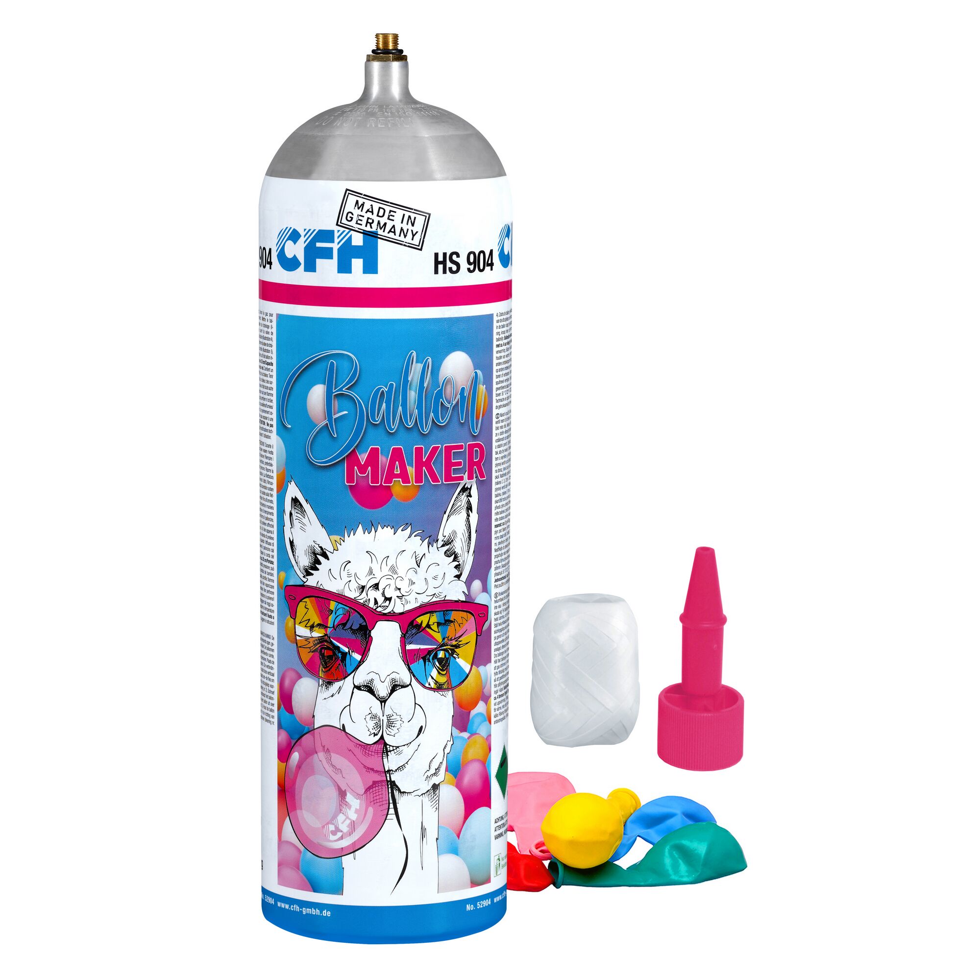 CFH Ballon Maker Helium-Set HS 904 mit Ballons