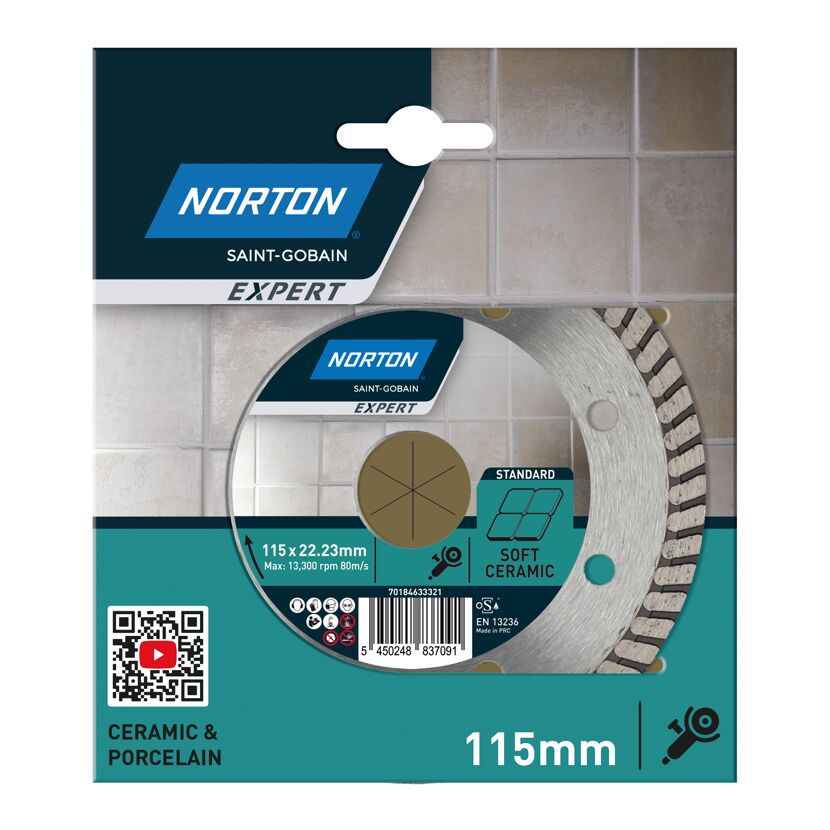 Diamantscheibe 'Norton Expert CeramXT' Ø 115 mm
