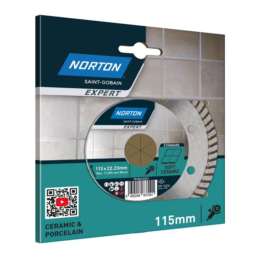 Diamantscheibe 'Norton Expert CeramXT' Ø 115 mm