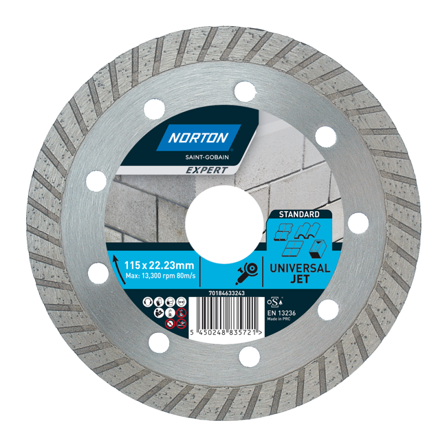 Bild von Diamantscheibe 'Norton Expert Uni Jet' Ø 115 mm