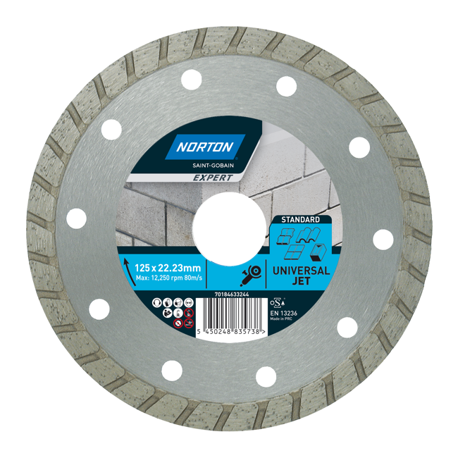 Bild von Diamantscheibe 'Norton Expert Uni Jet' Ø 125 mm