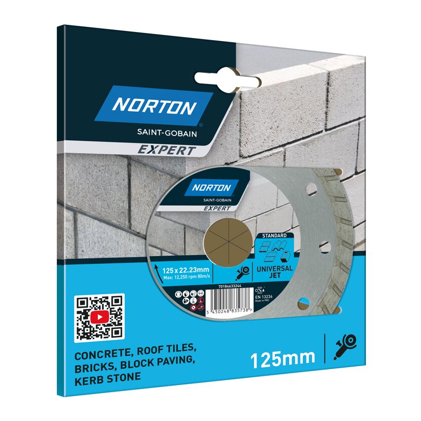Norton Expert Universal Jet Diamantscheibe 125 mm