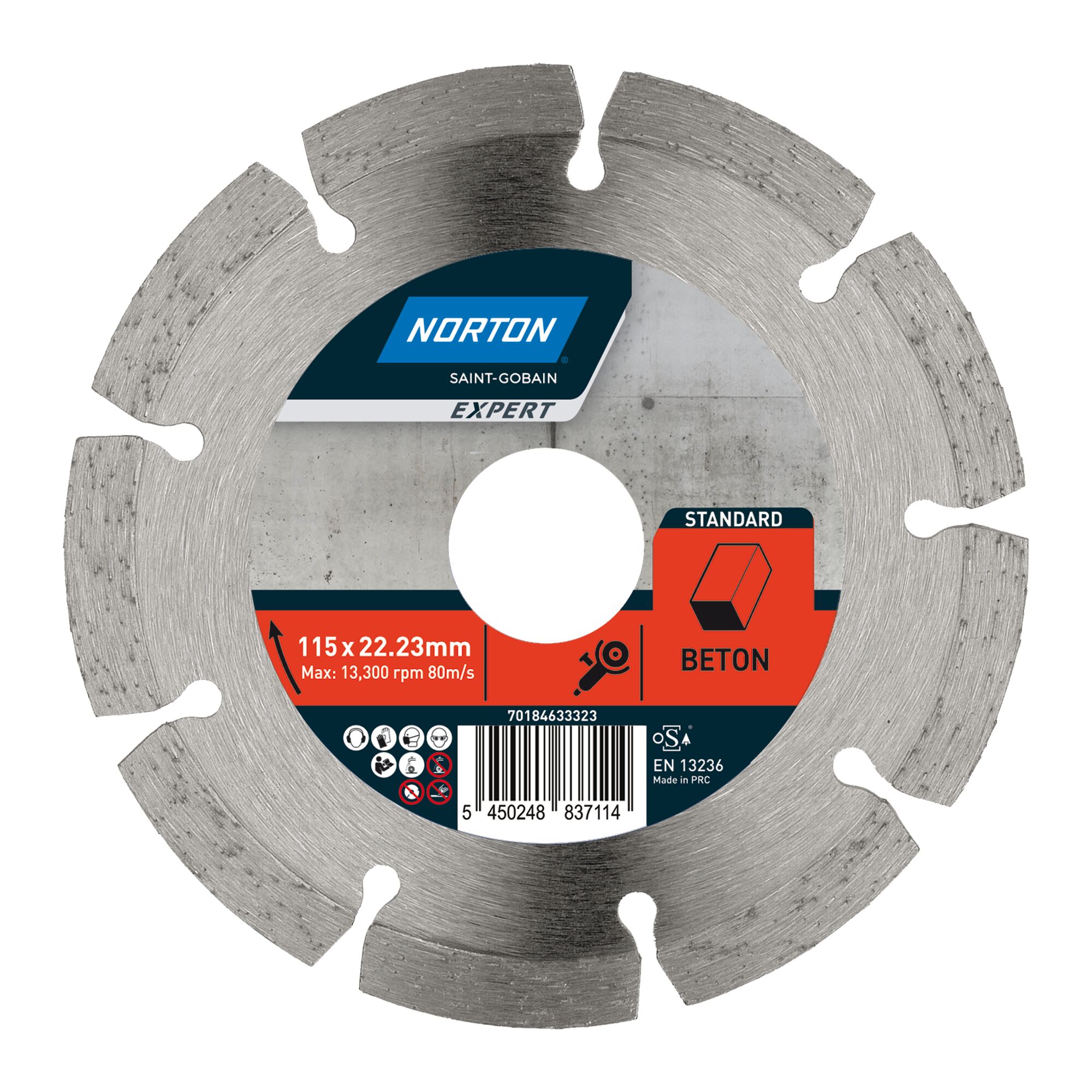 Norton Expert Diamant-Trennscheibe für Beton