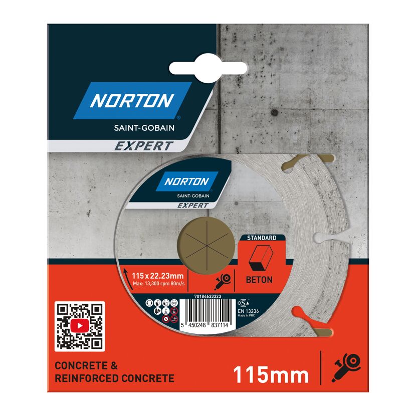 Norton Expert Diamant-Trennscheibe für Beton