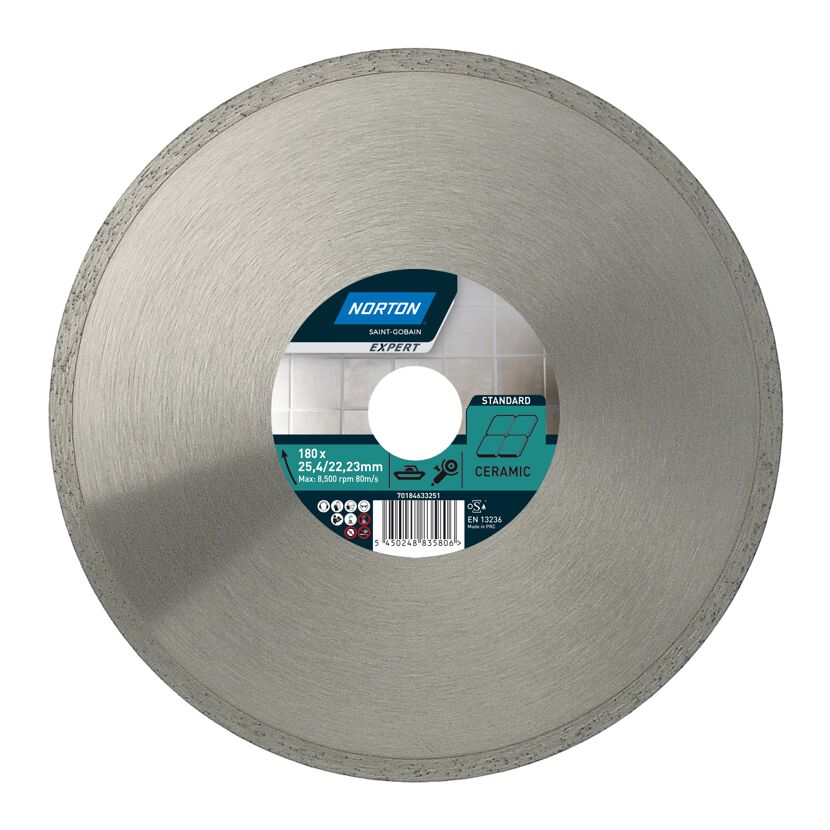 Diamantscheibe 'Norton Expert Ceram' Ø 180 mm