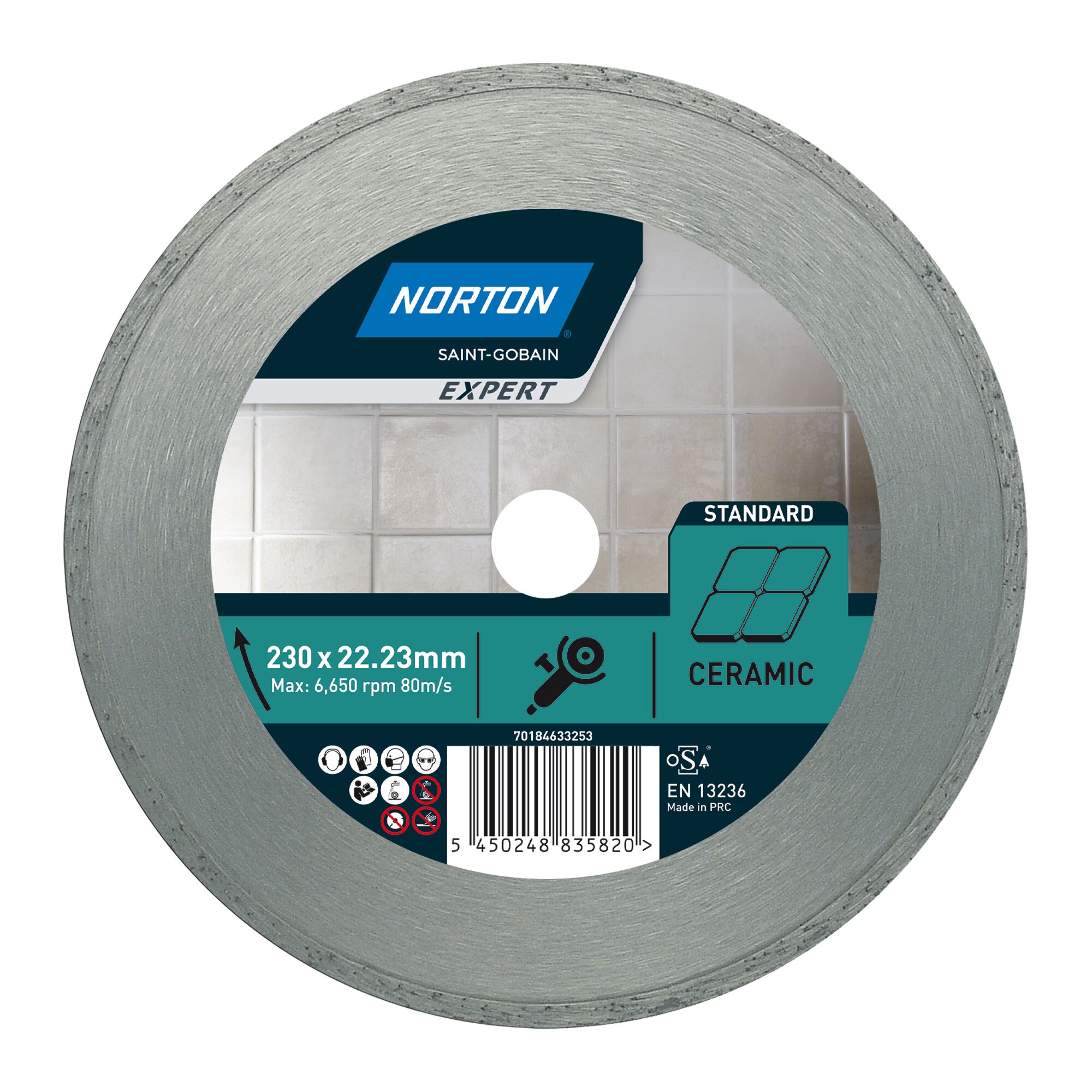 Norton Expert Diamantscheibe für Keramik