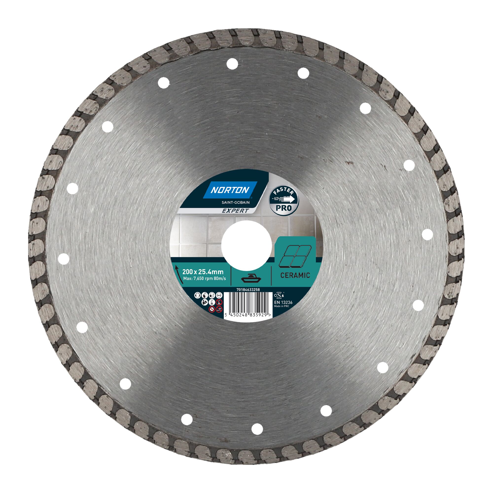 Norton Diamantscheibe Expert Faster Pro für Keramik