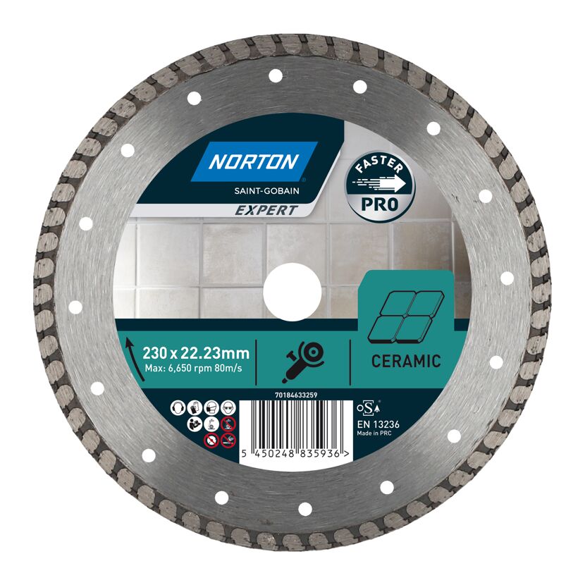 Norton Diamant-Trennscheibe Expert Pro für Keramik