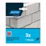 Norton Expert Diamant-Trennscheiben 3x 115 mm für Beton, Dachziegel, Ziegel, Pflastersteine und Bordsteine