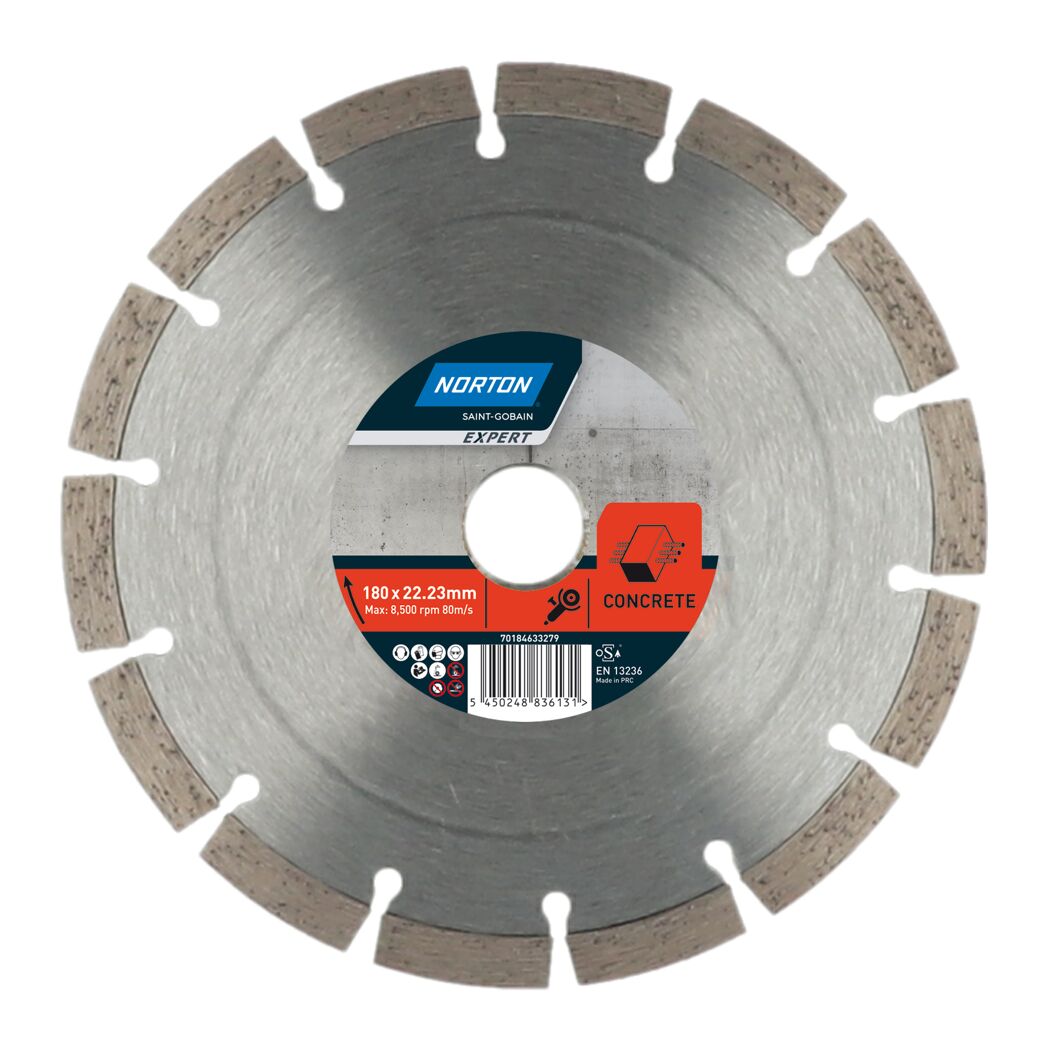 Diamantscheibe 'Norton Expert' Beton Ø 180 mm