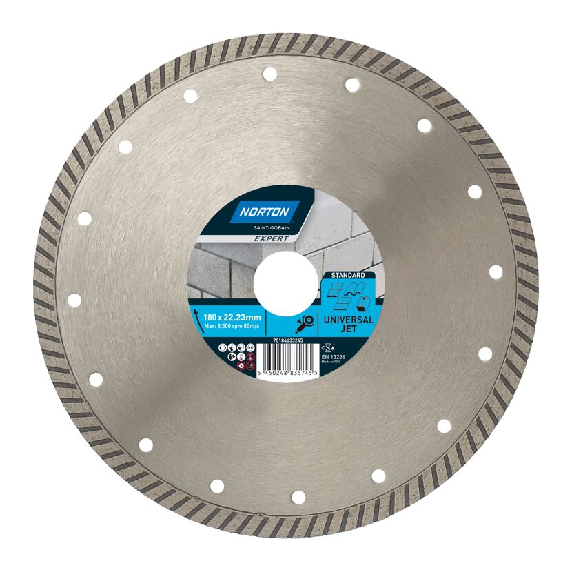 Diamantscheibe 'Norton Expert' Ø 180 mm