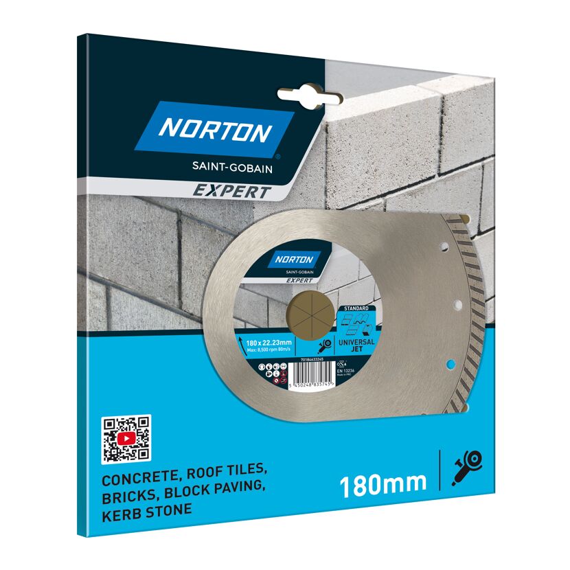 Diamantscheibe 'Norton Expert' Ø 180 mm