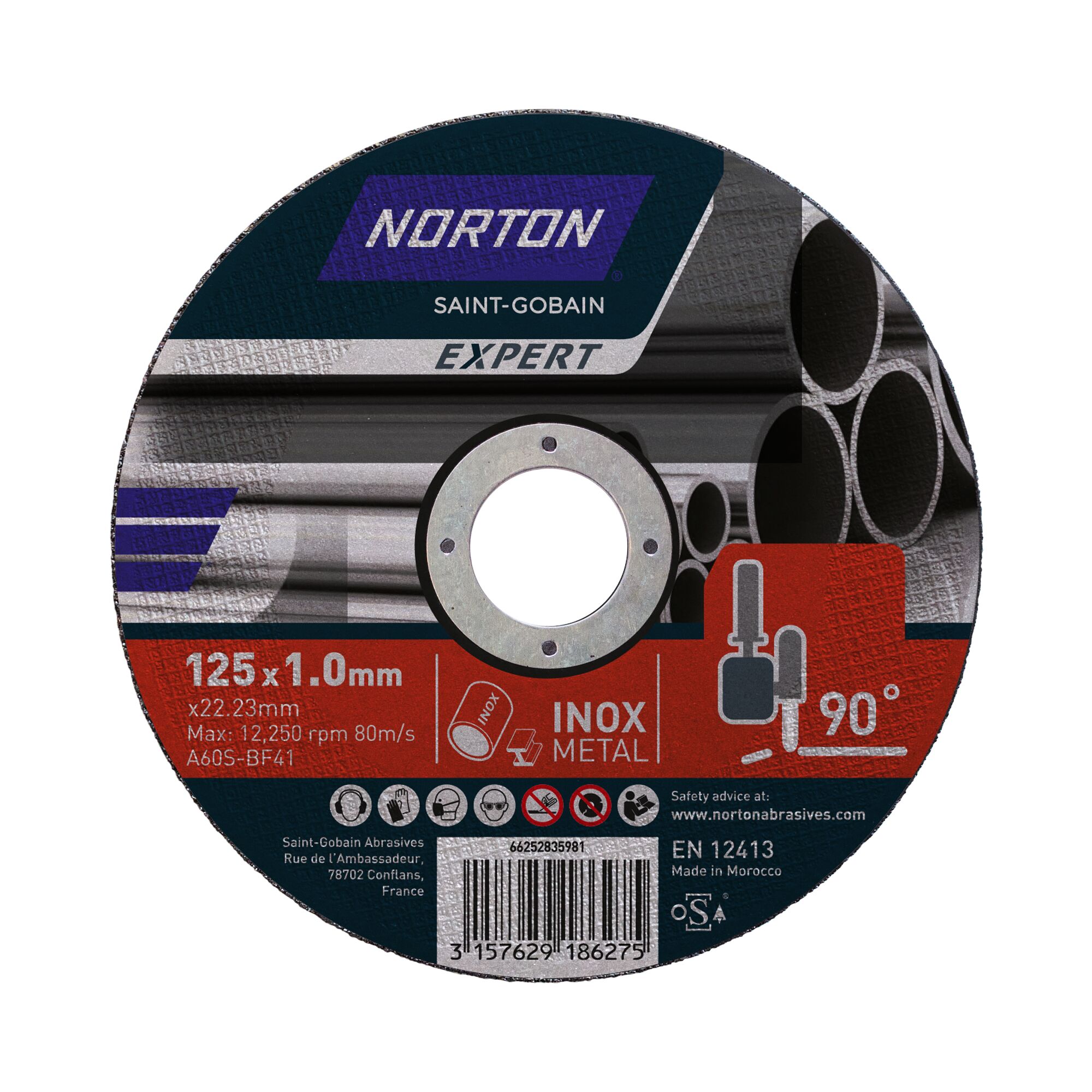 Norton Expert Trennscheibe für INOX Metall