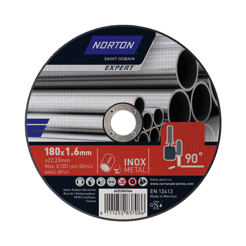 Norton Expert Trennscheibe für Inox Metall