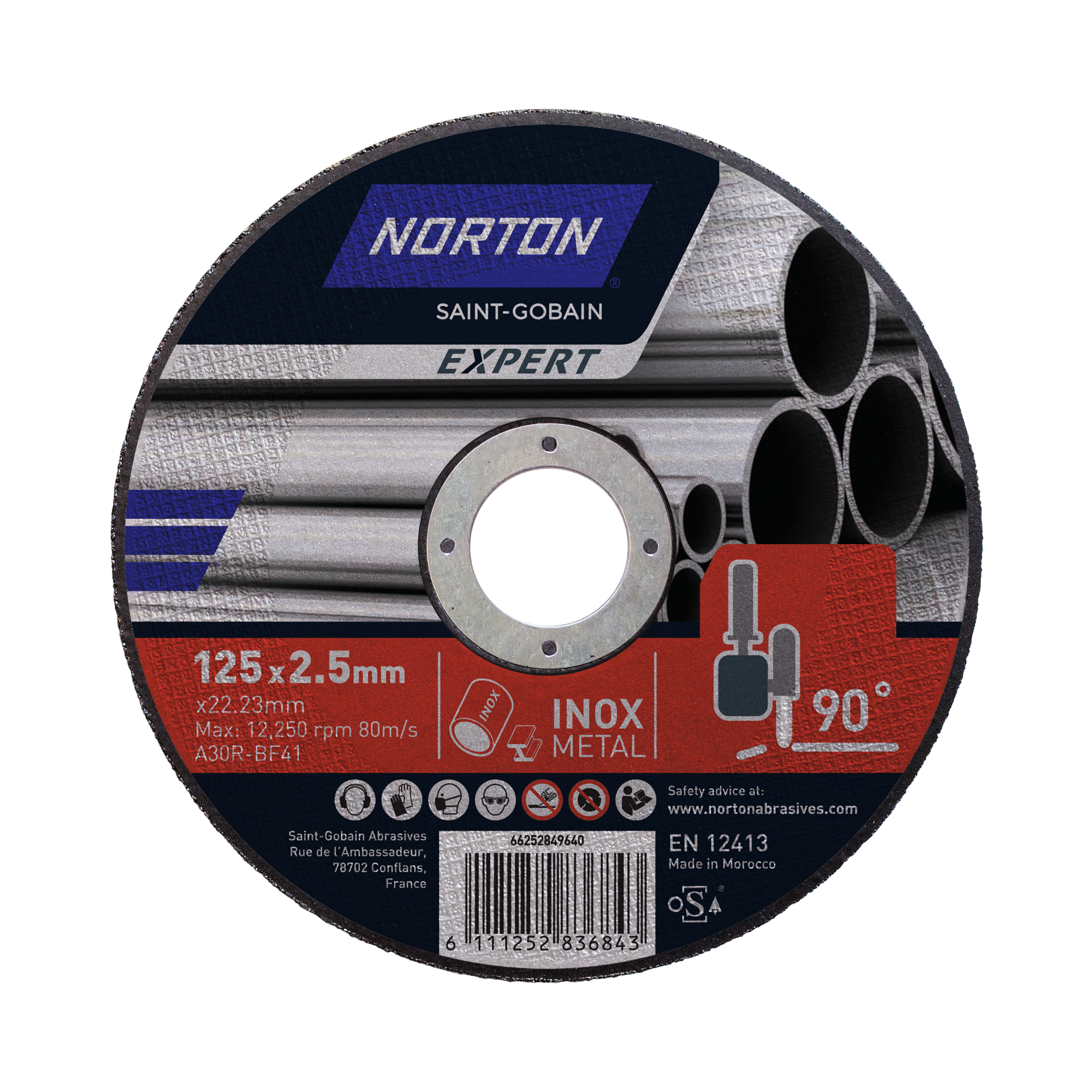 Trennscheibe 'Norton Expert' Stahl Ø 125 mm + product picture