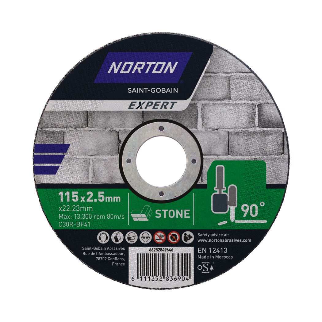 Trennscheibe 'Norton Expert' Stein Ø 115 mm