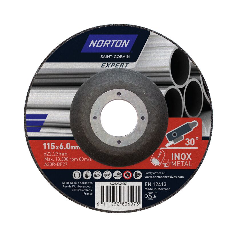 Schruppscheibe 'Norton Expert' Stahl Ø 115 mm