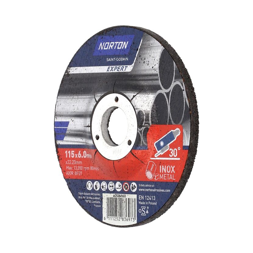 Schruppscheibe 'Norton Expert' Stahl Ø 115 mm