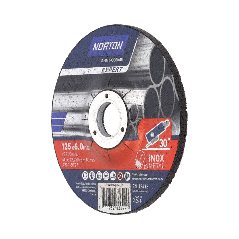 Schruppscheibe 'Norton Expert' Stahl Ø 125 mm