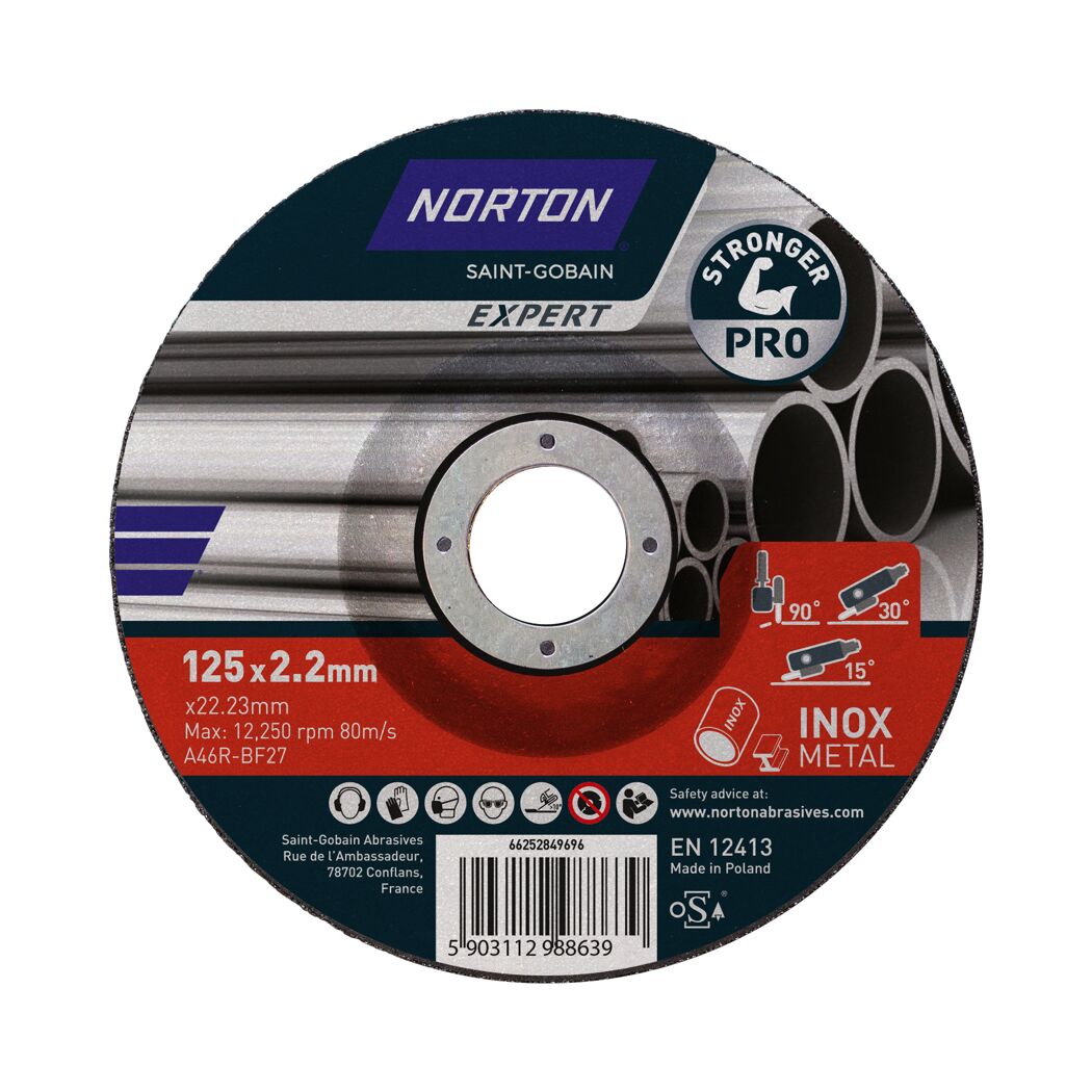 Norton Expert Pro Trennscheibe für INOX Metall
