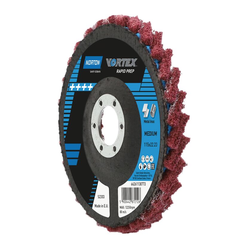 Norton Vortex Rapid Prep Vlies-Fächerscheibe