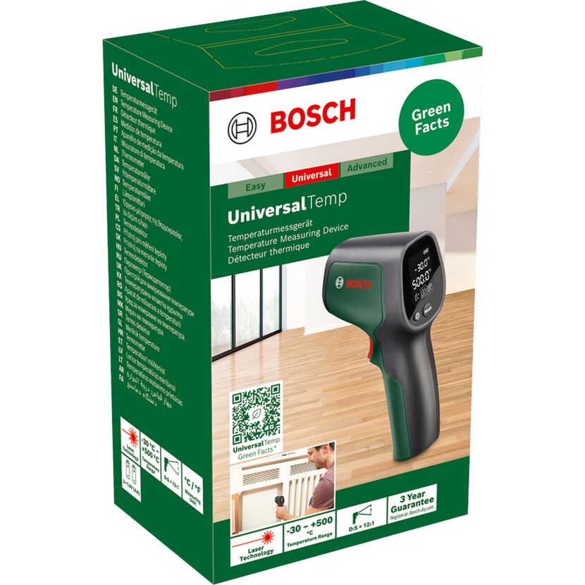 Bosch UniversalTemp Temperaturmessgerät in Verpackung