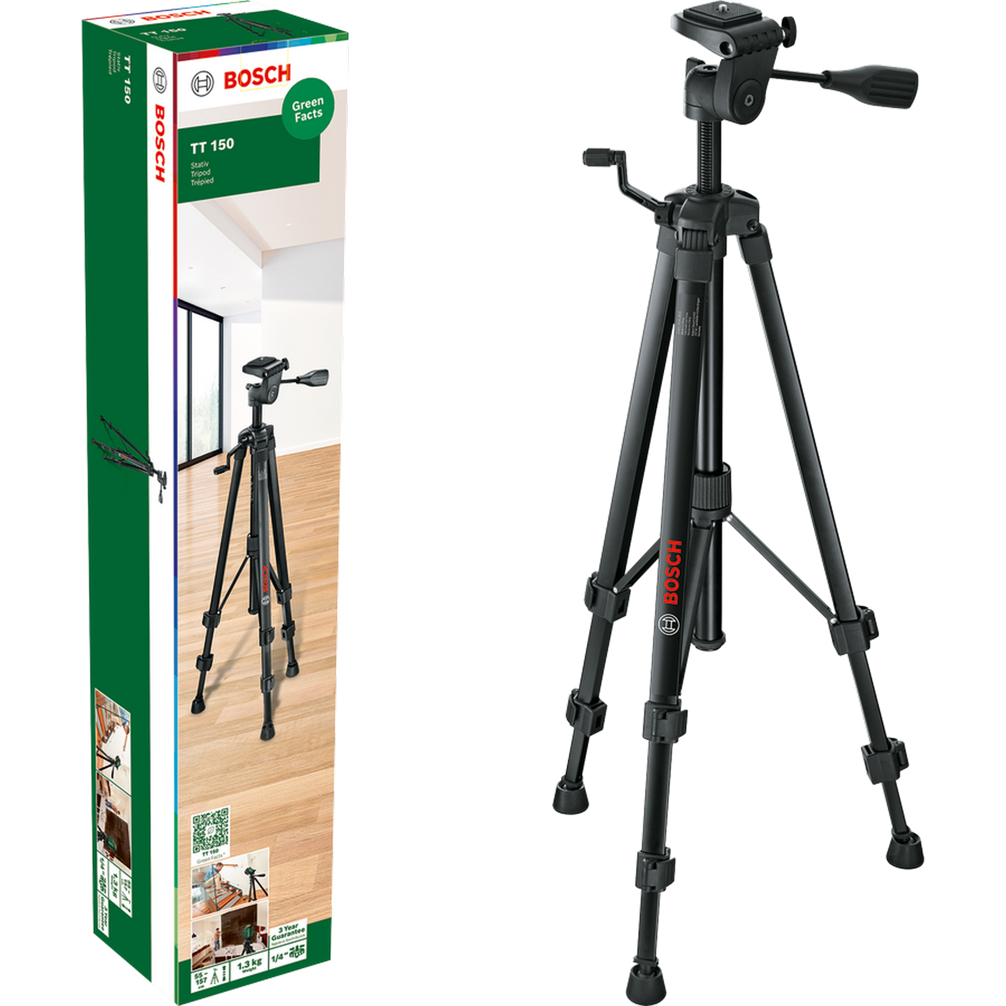 Stativ 'TT 150' für Nivelliergeräte mit 1/4"-Gewinde