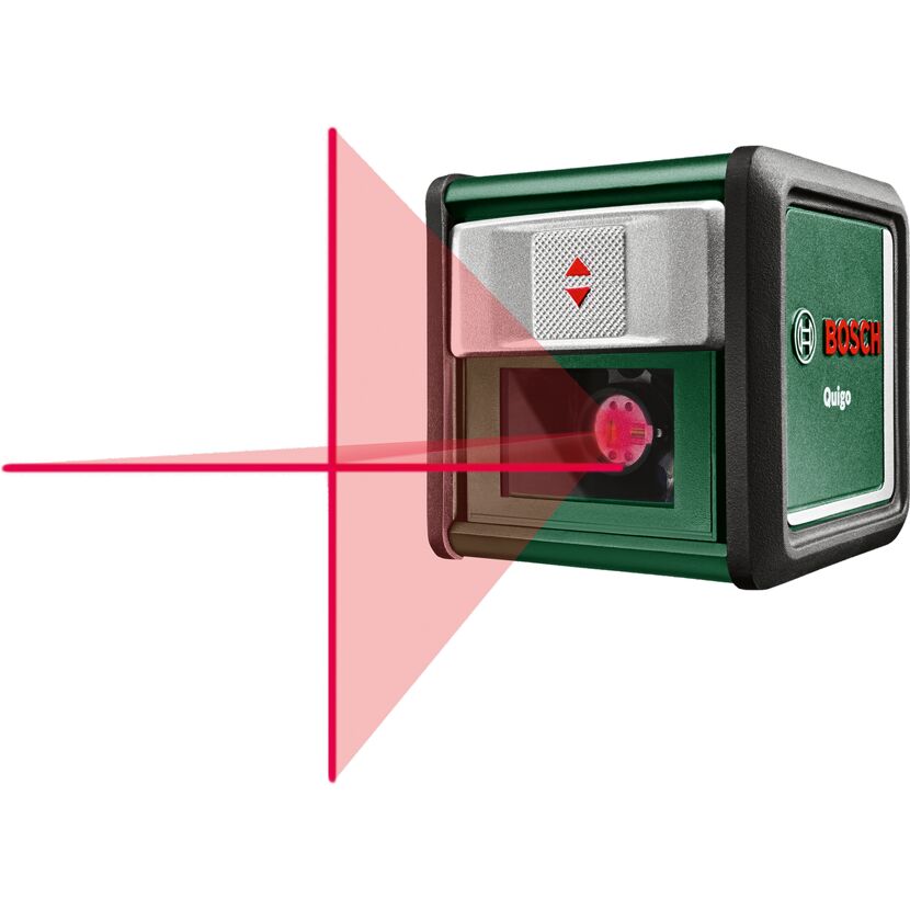 Kreuzlinienlaser 'Quigo' mit Batterien
