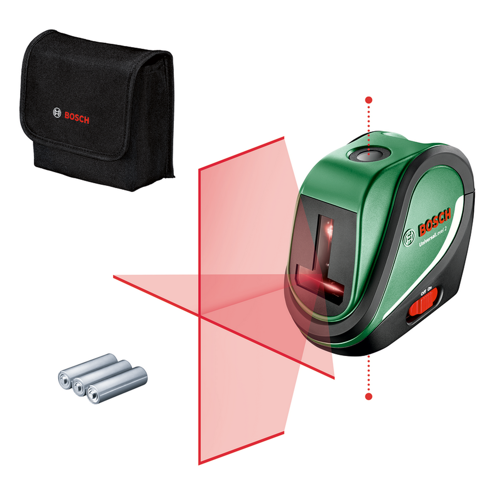 Kreuzlinienlaser 'UniversalLevel 2' mit Tasche