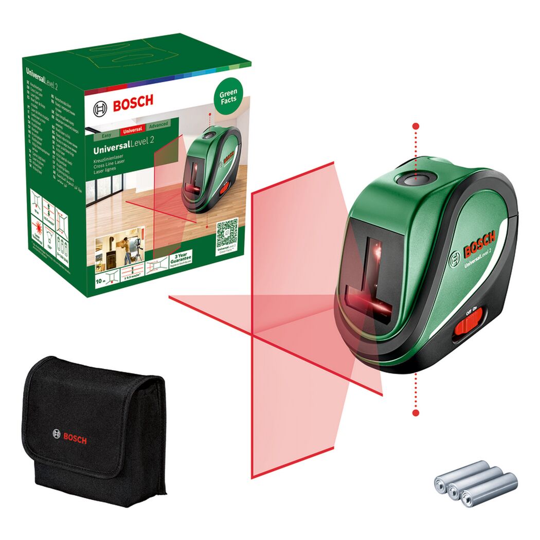 Kreuzlinienlaser 'UniversalLevel 2' mit Tasche