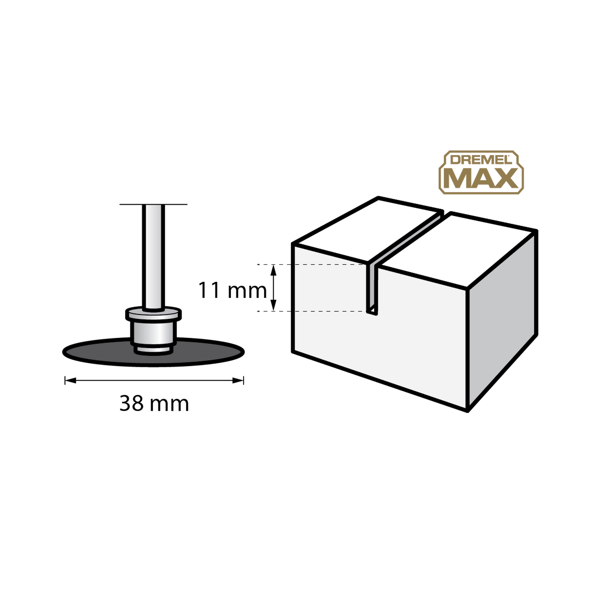 Diamant-Trennscheibe 'SC545DM' Ø 38 mm