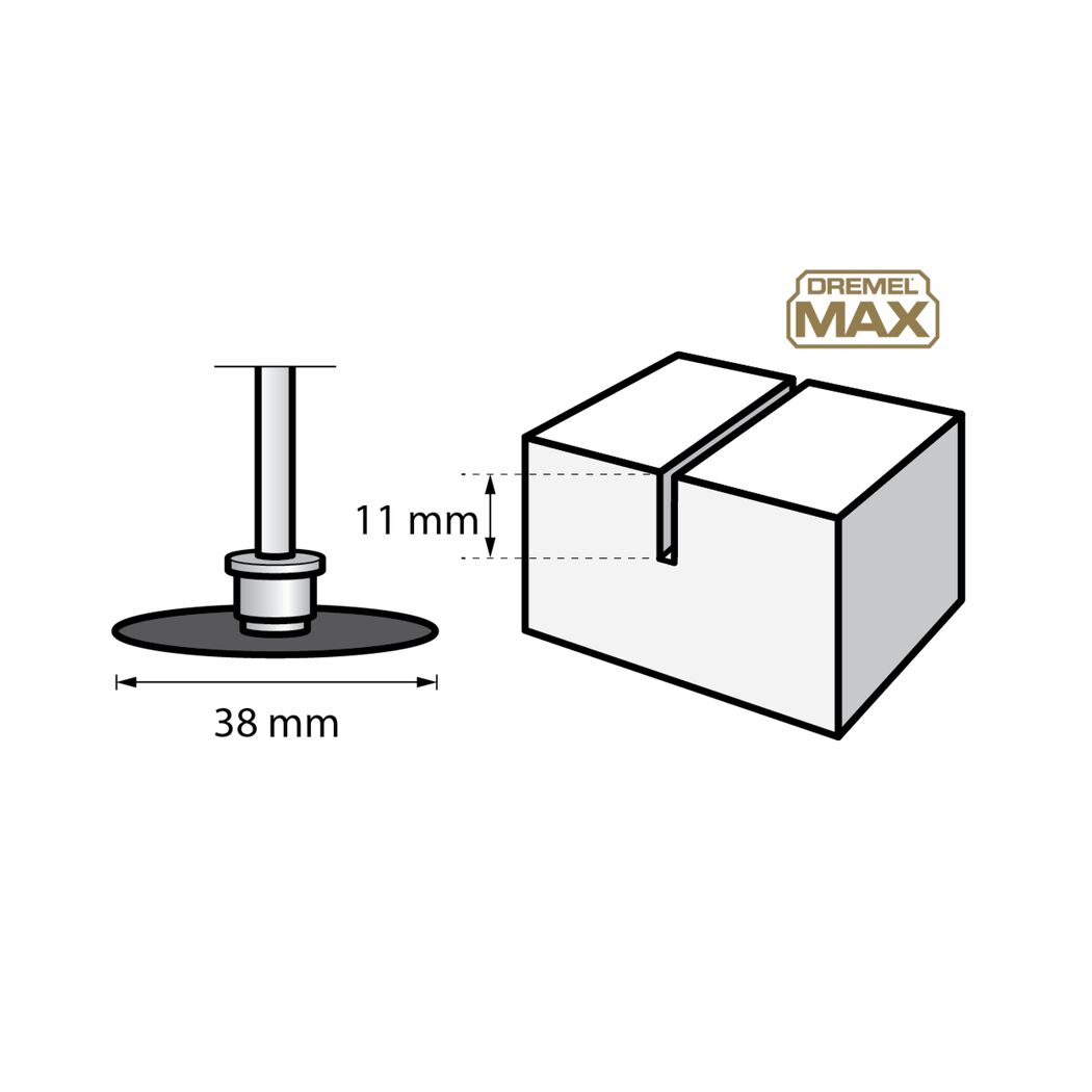 Diamant-Trennscheibe 'SC545DM' Ø 38 mm