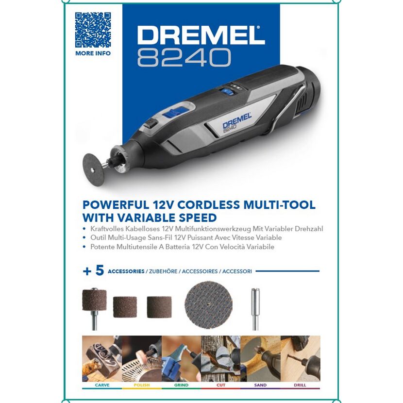Dremel 8240 Multifunktionswerkzeug mit Zubehör