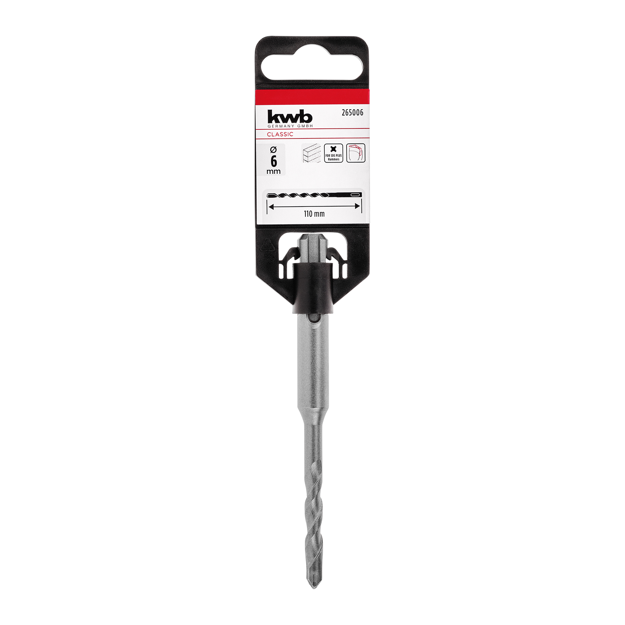 Hammerbohrer HB2 SDS Plus Ø 6 x 110 mm
