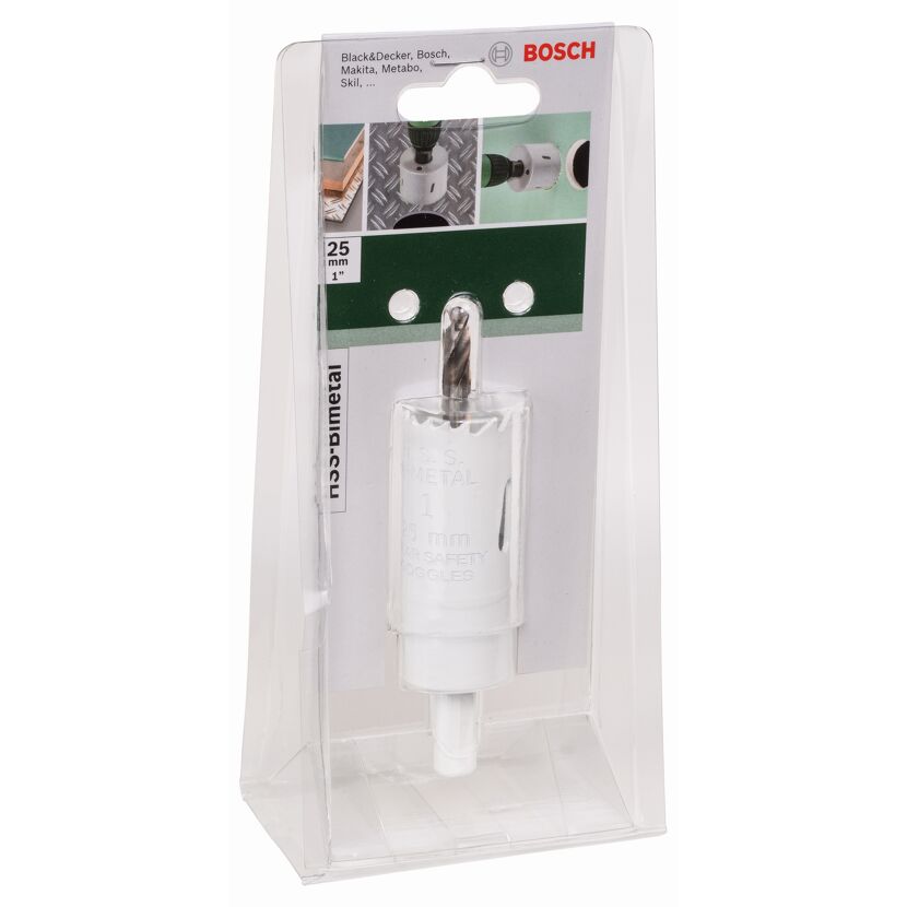 Bimetall-Lochsäge 25 mm von Bosch in Verpackung