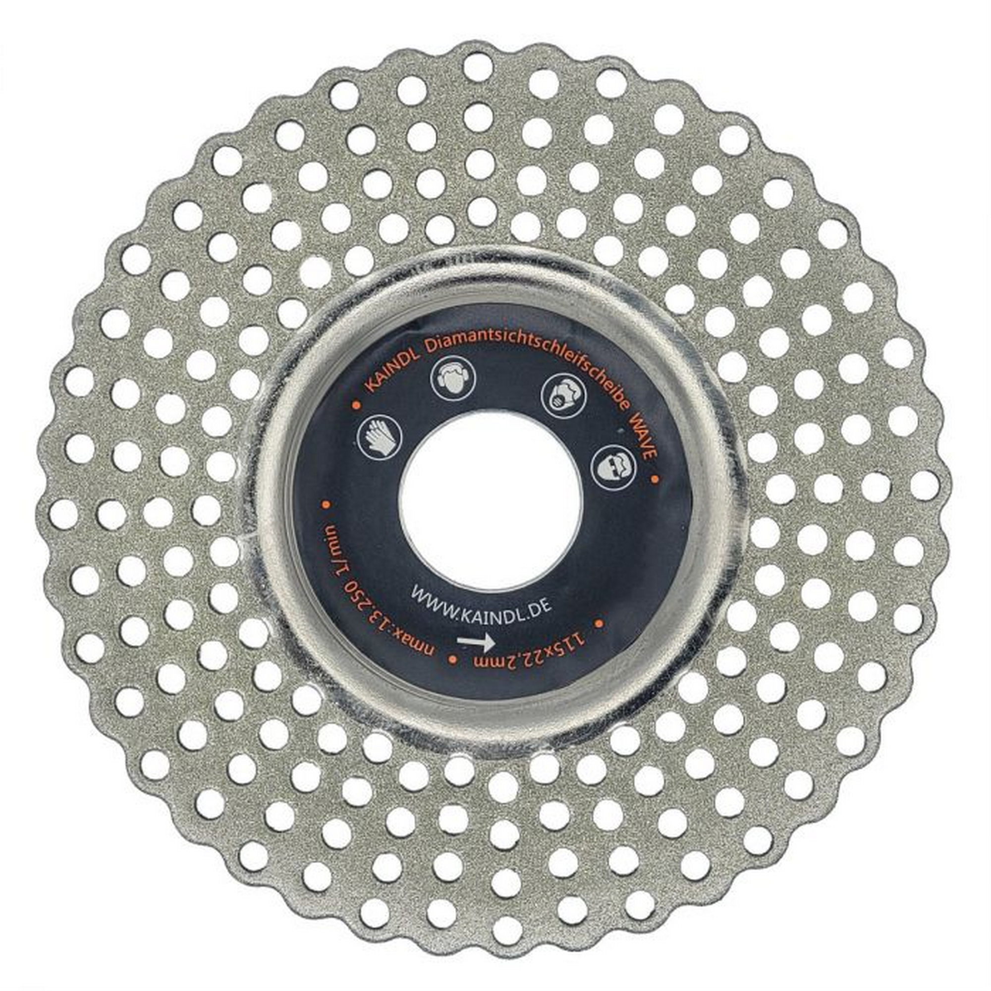 Diamant-Sichtschleifscheibe 'WAVE' Ø 115 mm D151