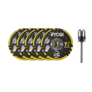 Trennscheiben- Starter-Set 'Twist-Look' Ø 38 mm Aufspanndorn, 6-teilig