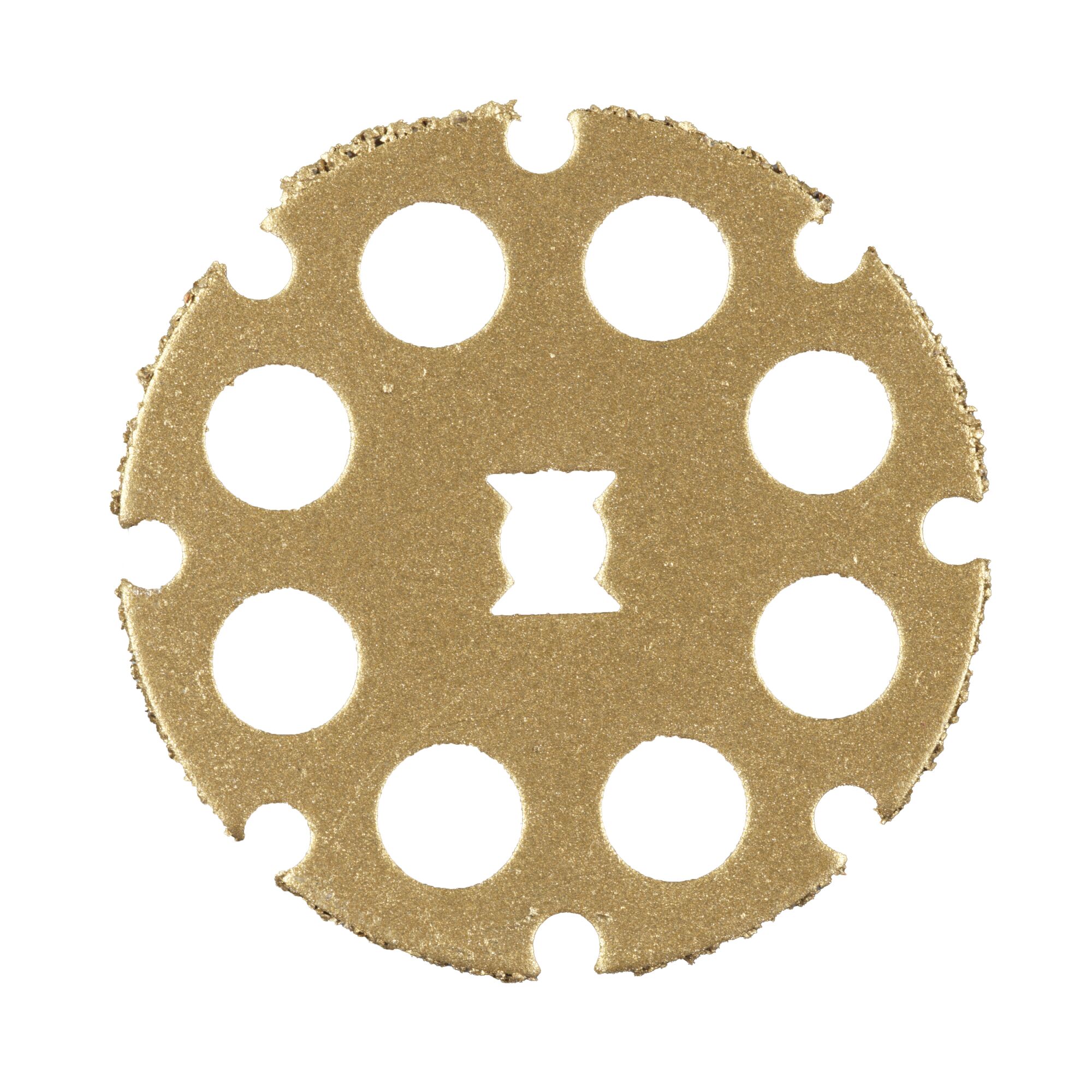 Runde goldene Holztrennscheibe