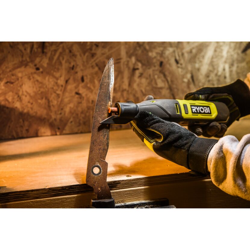 Messer mit RYOBI Schleifgerät schärfen